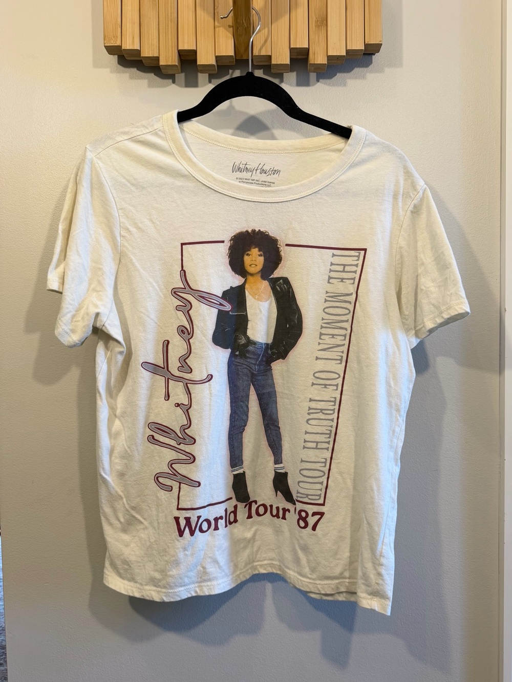 Whitney Houston concert tee